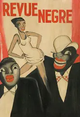 Paul Colin, Revue Negre, a Preliminary Study for the Poster, Oil on canvas