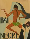 Paul Colin, Bal Negre, a Preliminary Study for the Poster, Oil on canvas