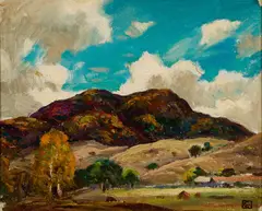 Autumn in the Foothills by Eliot Candee Clark, Oil on linen, sold Apr 2024