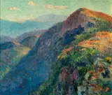 Francis Orville Libby, Mt. Mansfield, Evening, Oil on canvas