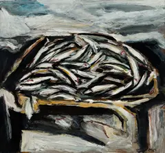Arthur DiMambro, Great Bay Smelts, 2003, Acrylic on panel