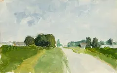 Stuart Shils, Country Road, 1989, Oil on panel