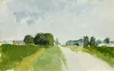 Stuart Shils, Country Road, 1989, Oil on panel