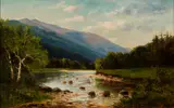 Frank Henry Shapleigh, Mt. Washington and Ellis River, Jackson N.H., 1886, Oil on canvas