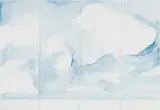 Frances Kornbluth, "Clouds" (Study for Screen and Panel)