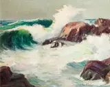 Arthur R. Safford, Rocky Neck, Gloucester, Oil on canvas