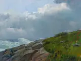 Frank Hamilton, Behold the Sea!, Oil on panel