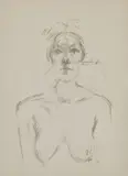 Alberto Giacometti, Bust, Lithograph