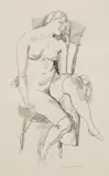 Walt Kuhn, Hilda, Lithograph