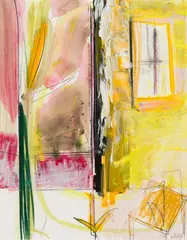 George Lloyd, Abstract, 1986, Watercolor, gouache and pencil on paper