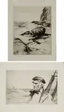 Sears Gallagher, Two Works, Etching
