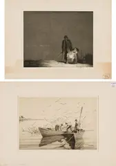 Two Works by Kerr Eby, Etching, sold Nov 2023