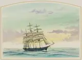 Jack Nowacki, Every Prospect of a Pleasant Passage, 1995, Watercolor on paper