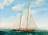 Kipp Soldwedel, Sailing on the High Seas, Oil on canvas