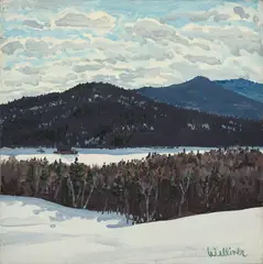 Neil Welliver, Untitled #17, 1974, Oil on canvas