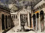 William Thon, Cortile in Venice