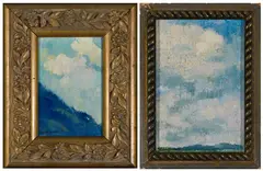 Lucile Howard, Two Works, Oil on canvas laid to panel
