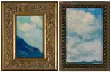 Lucile Howard, Two Works, Oil on canvas laid to panel