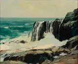 Stanley Wingate Woodward, Outer Ledge, Oil on canvas