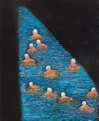 Katherine Bradford, River Tide, c. 2005, Oil on canvas
