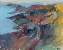 Elena Jahn, Washer Woman, Monhegan, 1958, Oil on canvas