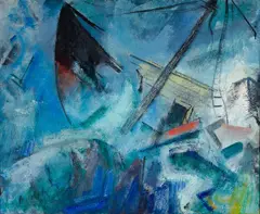 Joseph De Martini, The Wreck of the St. Christopher, Oil on canvas
