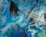 Joseph De Martini, The Wreck of the St. Christopher, Oil on canvas