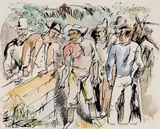 Walt Kuhn, The Fence Line