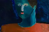 Richard Prince, Blue Portrait