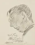 William Zorach, Portrait of Nathaniel Kaz