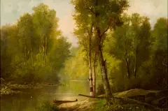 William Ongley, Adirondack Summer, 1880, Oil on canvas