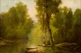 William Ongley, Adirondack Summer, 1880, Oil on canvas