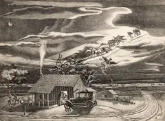John McCrady, Swing Low, Sweet Chariot, Lithograph