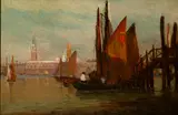 John Joseph Enneking, Venice, Oil on canvas