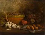 Eugène Louis Boudin, Nature morte aux oignons (Still Life with Onions)