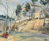 Constantine Kluge, Landscape in Provence, Oil on canvas