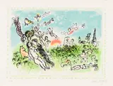 Marc Chagall, Songe d'été, Colored lithograph