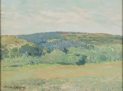 Leonard Ochtman, Landscape, Oil on canvas