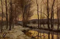 William Preston Phelps, Luminous View of Mt. Monadnock, Oil on canvas