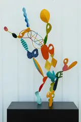 Celebration by Peter Reginato, Steel painted with Insl-tron, sold Aug 2023