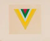 Kenneth Noland, Echo, 1978, Colored lithograph