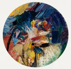 Michael Mulhern, Untitled Abstraction, Oil on paper