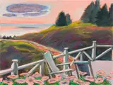 Elena Jahn, "McCartin's Porch" Monhegan