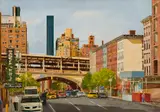 Robert Solotaire, 59th Street Bridge 1st Ave, 2006, Oil on canvas