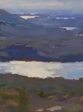 Colin Page, West of Cadillac Mtn., Oil on canvas