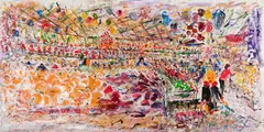 Jack Lewis, The Produce Department, Oil on canvas