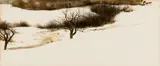 Thomas Crotty, Winter Rain, Watercolor on paper