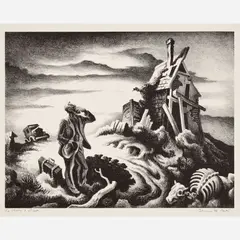 Thomas Hart Benton, Prodigal Son, Lithograph " Prodigal Son"