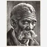 Thomas Hart Benton, Aaron, Lithograph "Aaron"