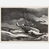 Thomas Hart Benton, After the Blow, 1946, Lithograph on paper